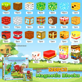 ORZbb magnetic blocks stone house assembly boosts problem solving