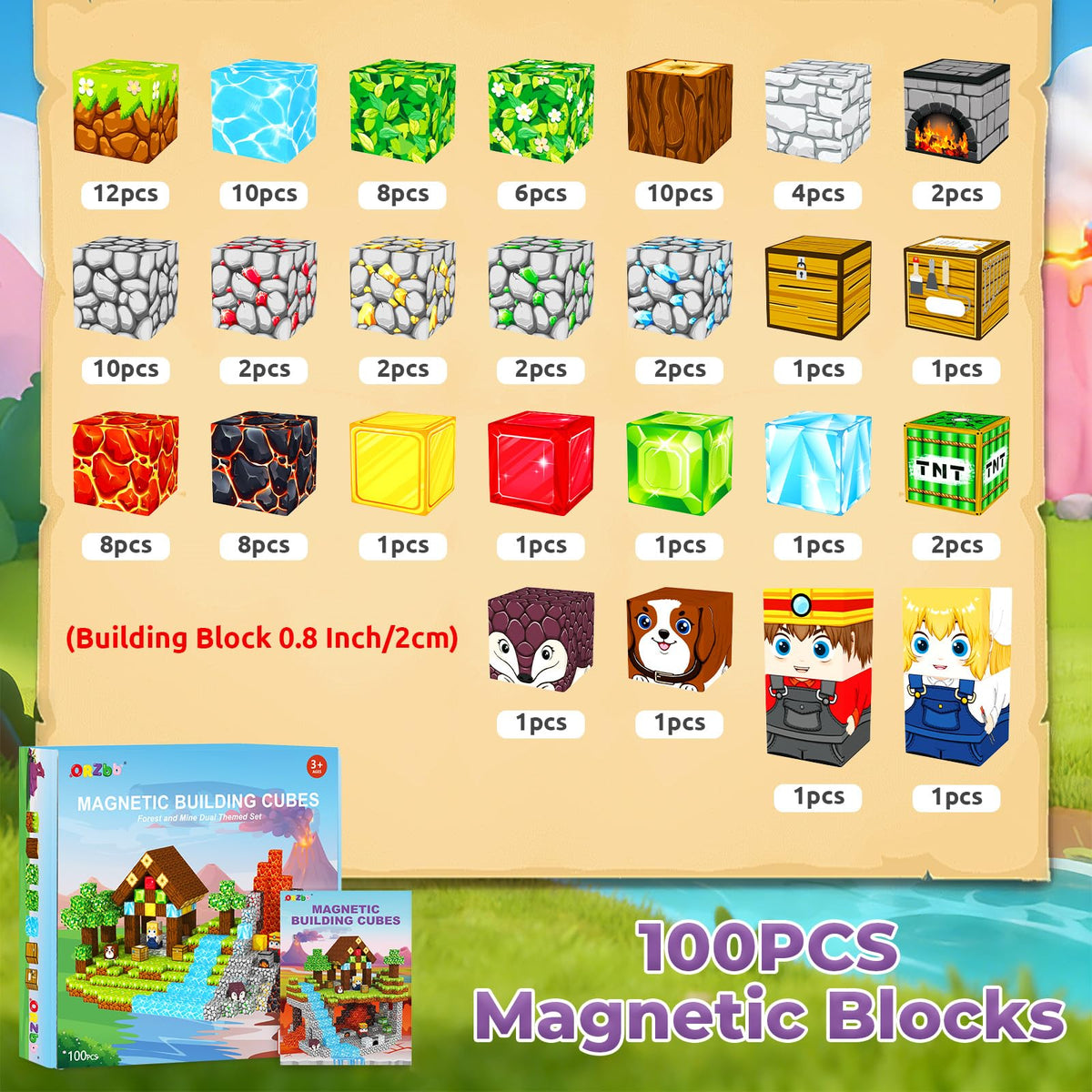 ORZbb tiles and blocks collection demonstrates versatile 2D to 3D building.