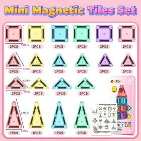 ORZbb mini tiles compatible with larger sets for expandable play