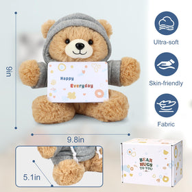 Osacoe Big Hugs teddy bear's gentle face inspires calm and reassurance.