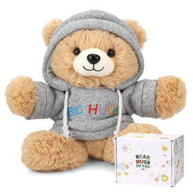 Osacoe Big Hugs teddy bear with gift box ready for gifting and comforting moments.