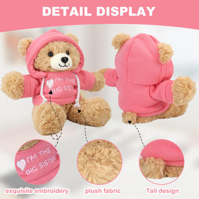 Osacoe plush fur looks luxuriously soft, inviting bedtime snuggles.