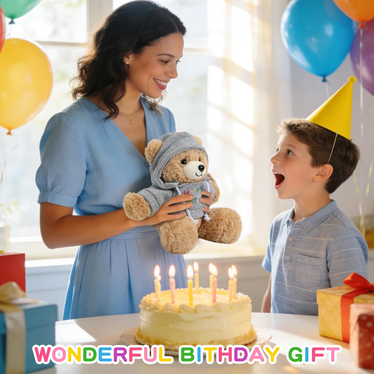 Osacoe teddy meets safety standards for family-friendly, odor-free fun.
