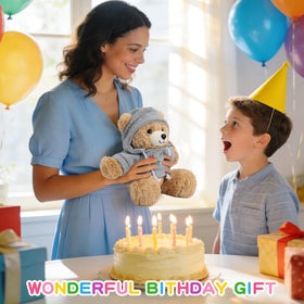 Osacoe teddy meets safety standards for family-friendly, odor-free fun.