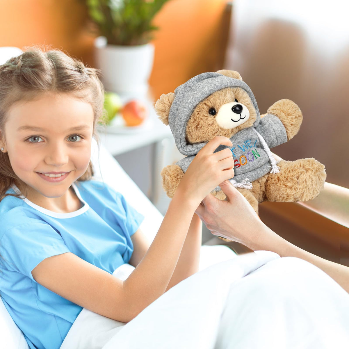 Osacoe plush teddy made from ultra-soft fabric for gentle hugs