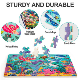 OSBOO marine life puzzle encourages exploration of ocean themes.