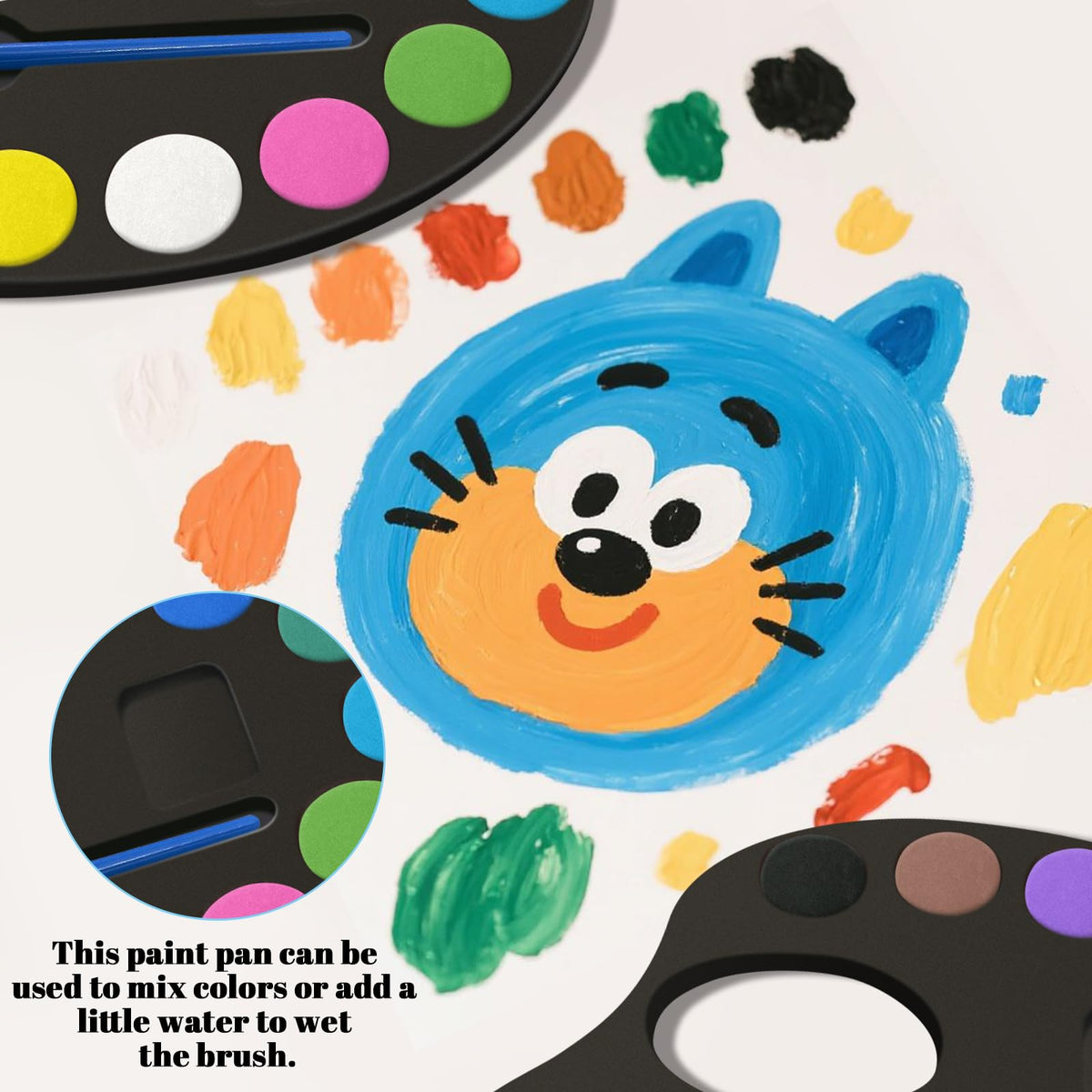 OSIMIG portable watercolor case convenient for on-the-go painting.