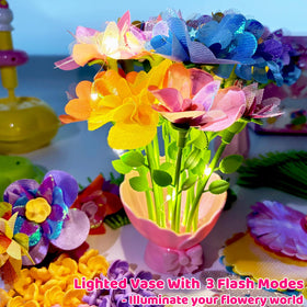 Osllate fabric flowers and petals for safe, soft DIY bouquets.