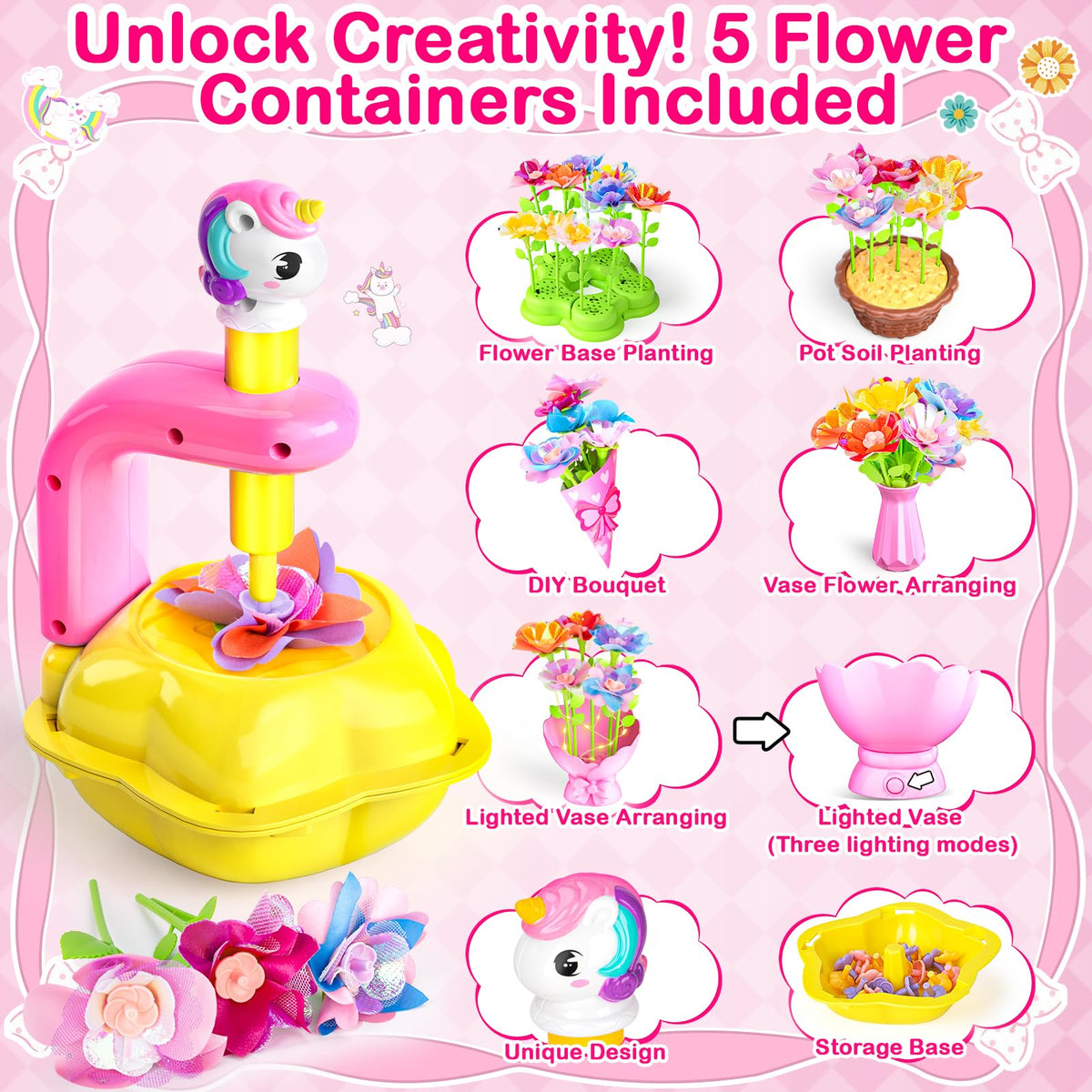Osllate unicorn-inspired embossing machine adds whimsy to kids' crafts.