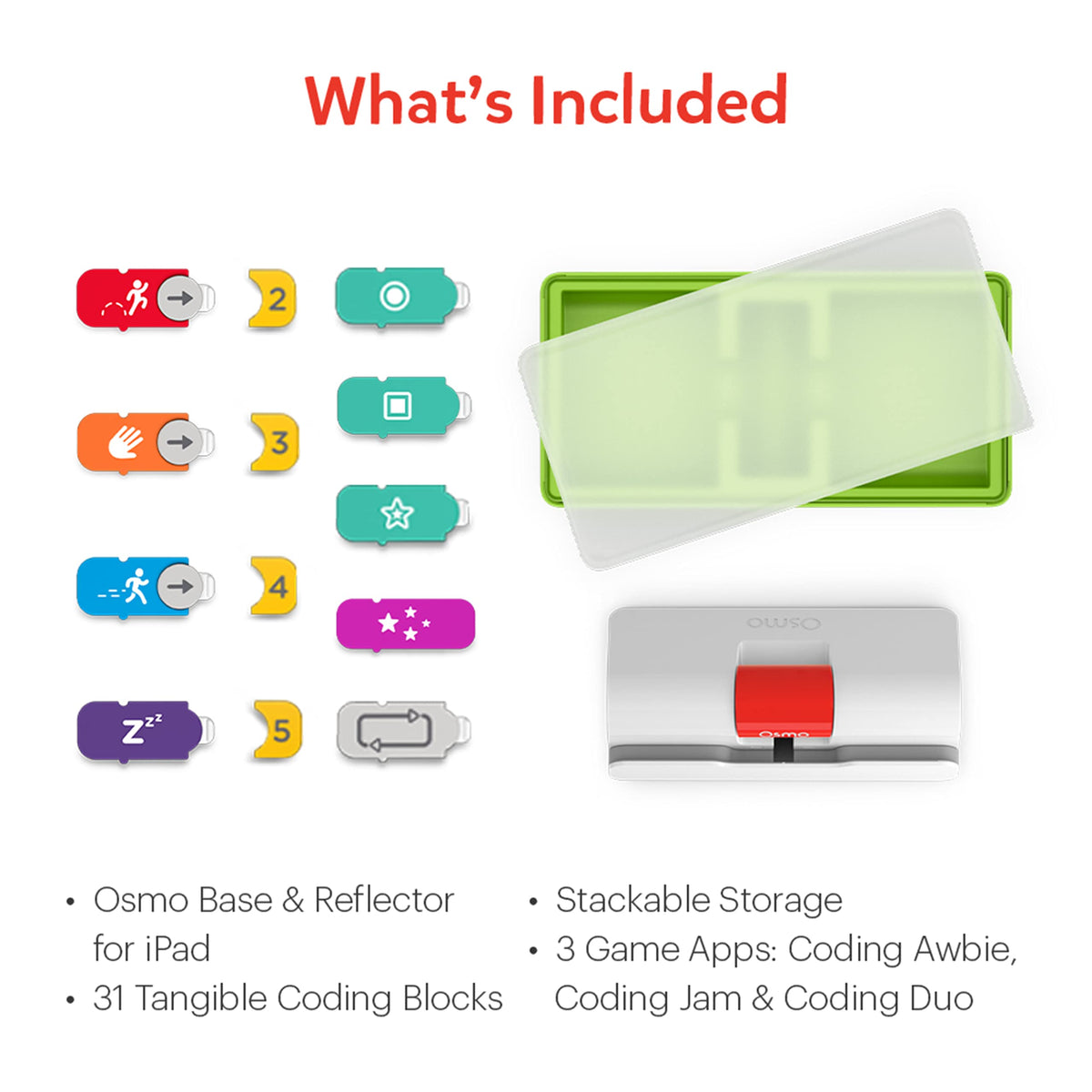 Osmo Coding Duo puzzle board supports collaborative, multi-player challenges
