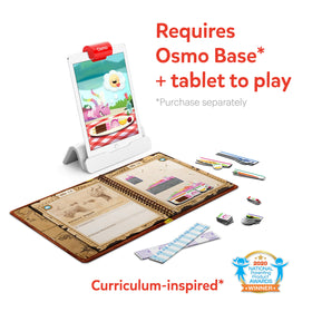 Osmo Math Wizard dragon guidebook with challenges and care tasks
