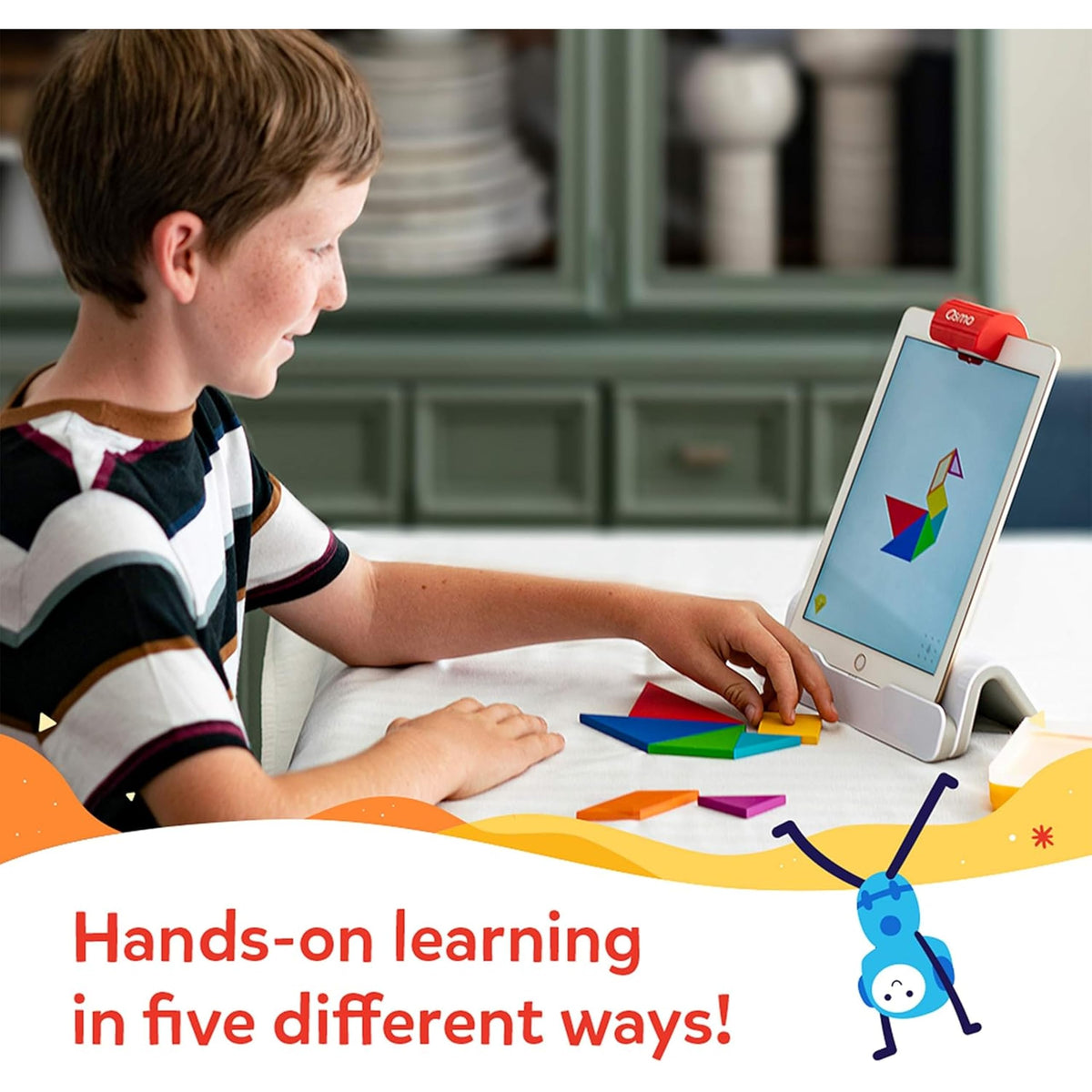 Osmo Tangram pieces promote spatial thinking and problem solving