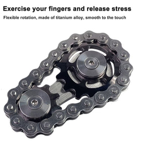 Osteczz Bike Chain Spinner featuring silent bearings for quiet use at home or work