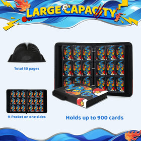 Waterproof PU leather on Aqua Breath binder protects cards from moisture.