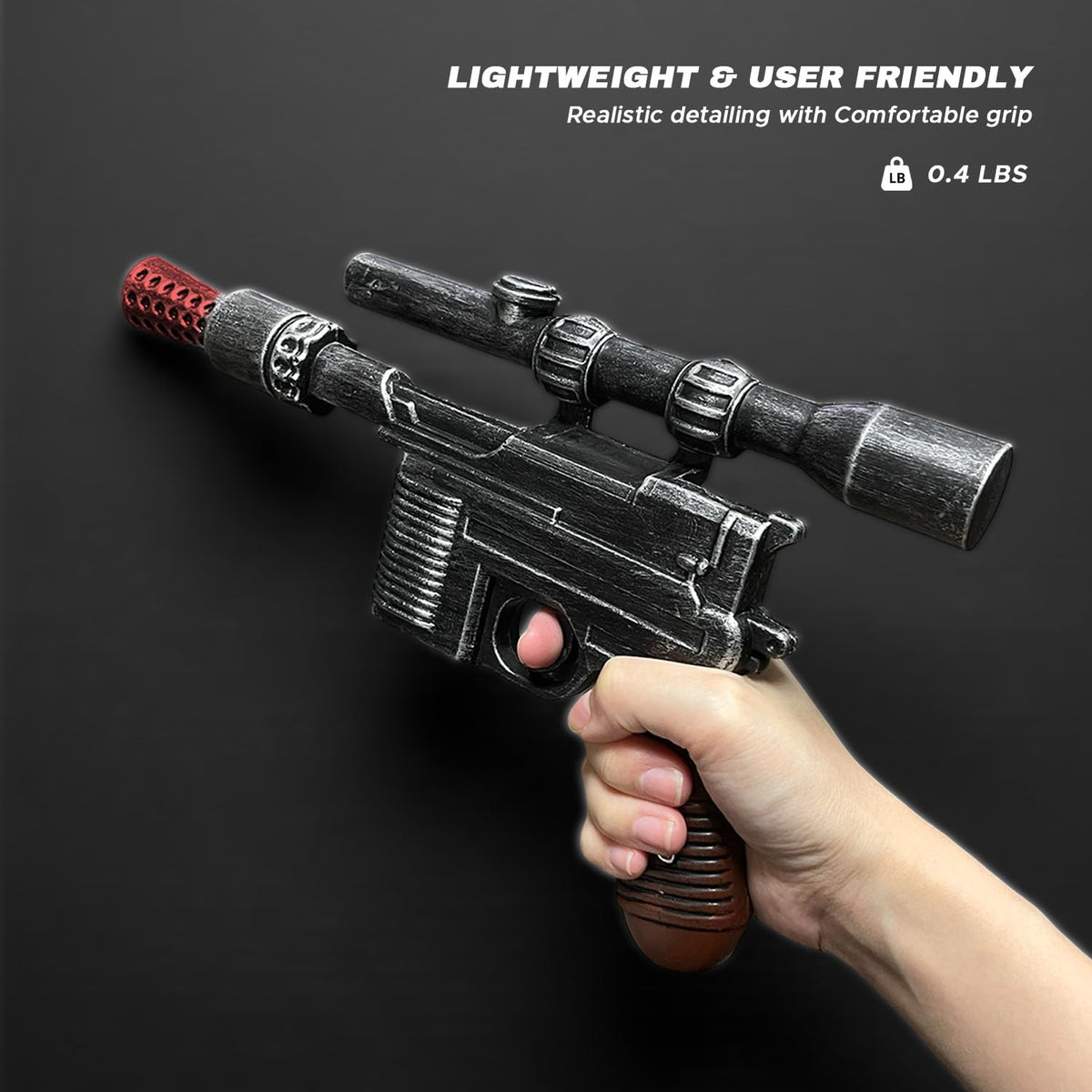 Realistic sci-fi look without heaviness makes displays pop.