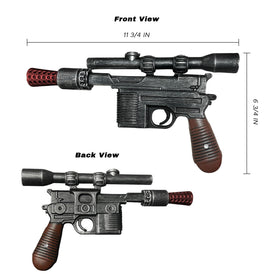 Detachable scope variant highlights versatile costume setups with quick changes.