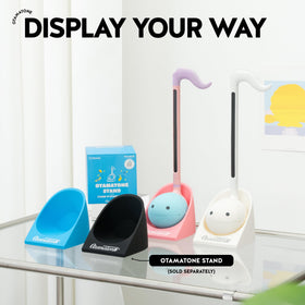 Otamatone blue travel-ready instrument invites spontaneous music moments.