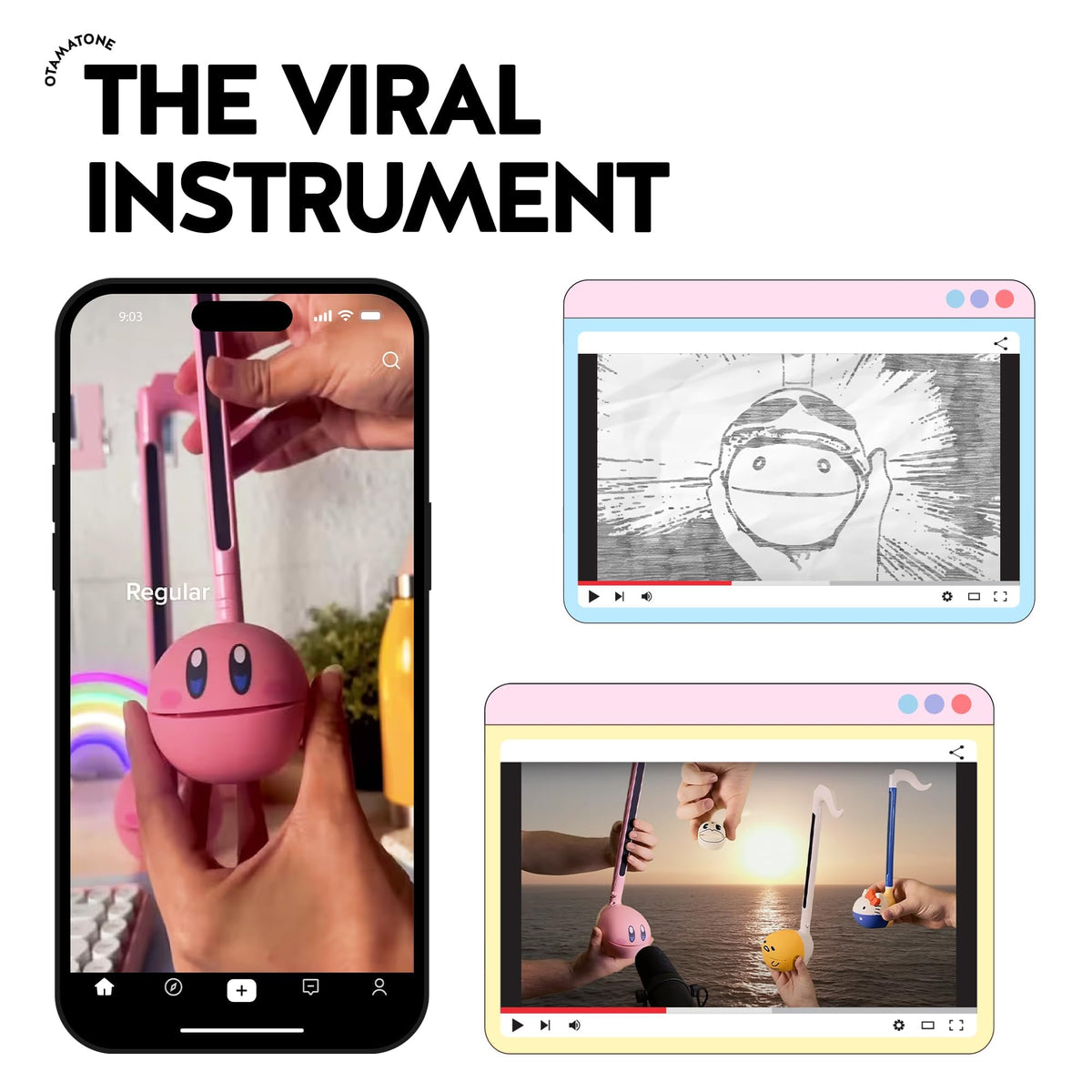 Otamatone Cheek squeeze vibrato in action, adds expressive character