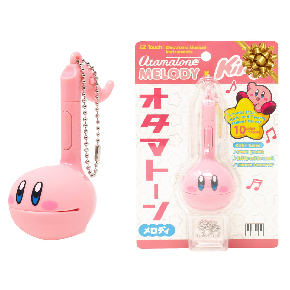 Otamatone Melody Kirby Edition shown, collectible design for playful music exploration.