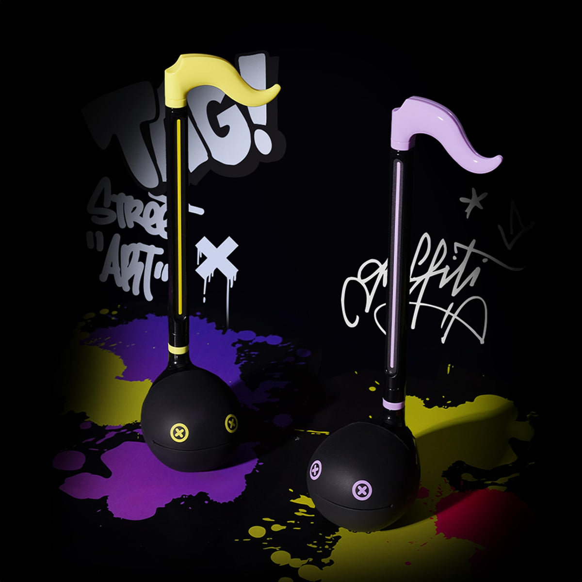 Travel-ready Otamatone Monster Lime for camping or on-the-go fun