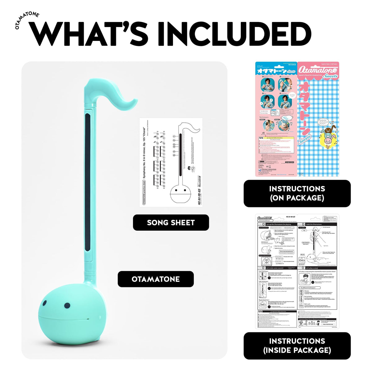 Otamatone Portable 27 cm size, perfect for travel and spontaneous jams