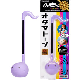 Otamatone Purple front view highlighting its compact design for travel