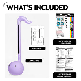 Otamatone Purple outdoors ready for camping and sing-alongs