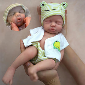 OtardDolls 12-inch silicone full-body doll for realistic cuddling.
