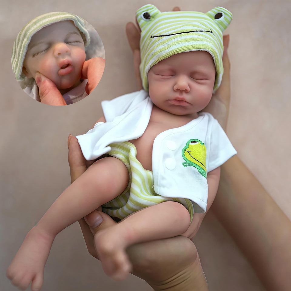 OtardDolls 12-inch silicone full-body doll for realistic cuddling.