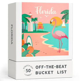 OTB Bucket List Florida adventure cards cover – premium gift-ready packaging inviting year-round travel