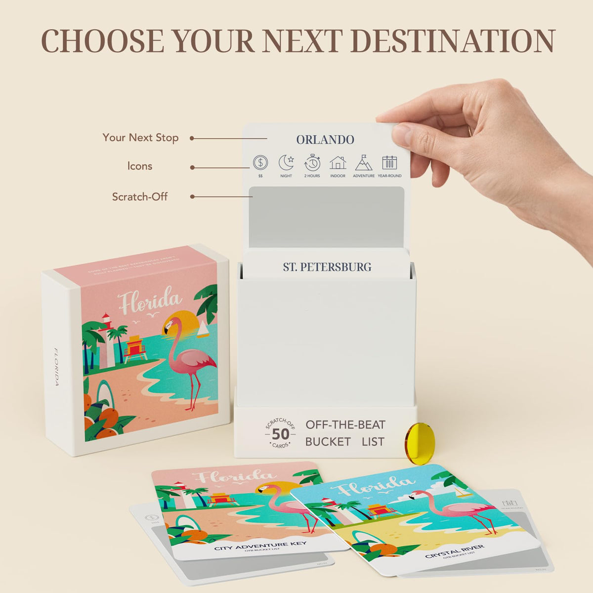 OTB Bucket List Florida QR destinations – quick access to hours, directions, and booking for each card