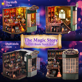 OTIOTHING Book Nook Kit display-ready bookshelf insert fits any shelf