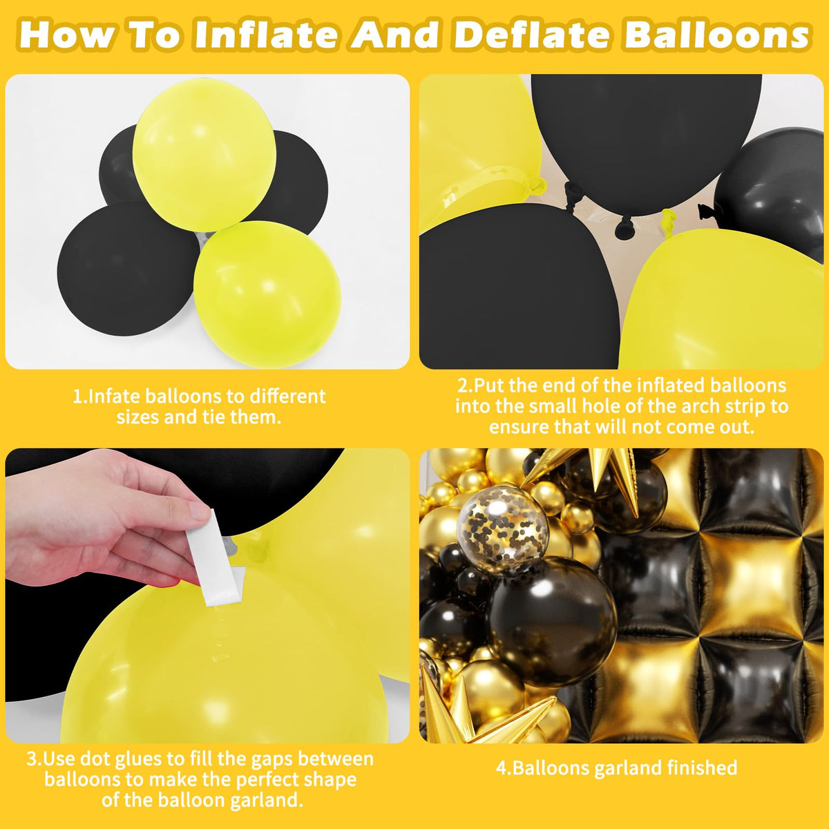 OTLGEUA foil balloons close-up shows premium glossy material and vibrant color