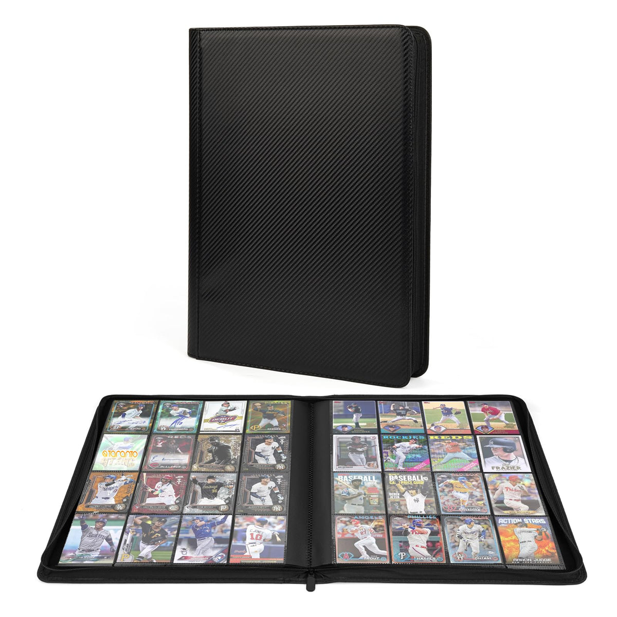 OTMOTMO premium 1000+ pockets binder front cover protecting cards