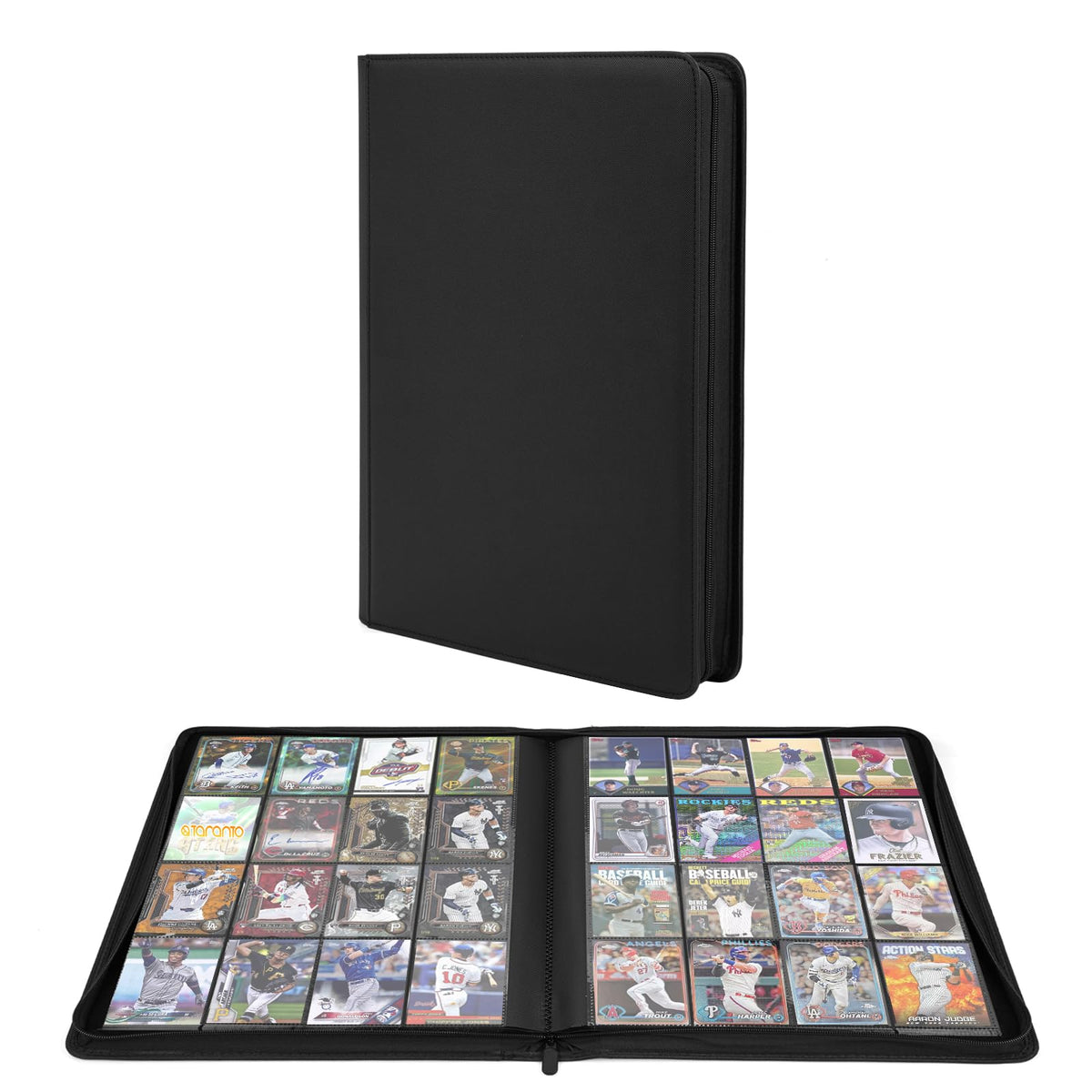 OTMOTMO premium binder front cover for durable card storage.