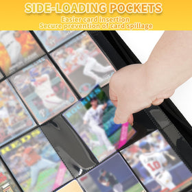 OTMOTMO zipper closure protects cards from dust and spills during transport.