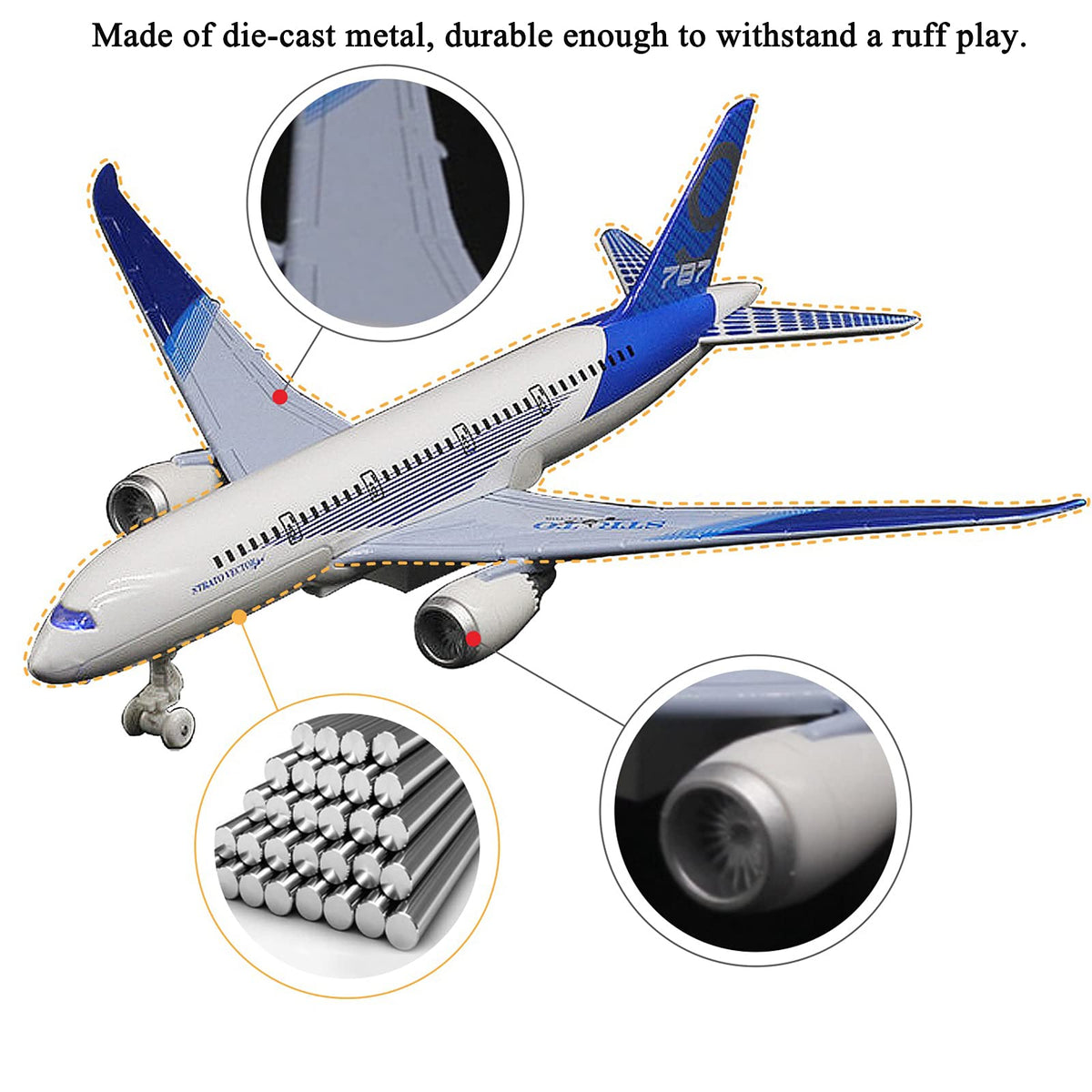 OTONOPI blue aircraft invites kids to tell stories during pretend flights.