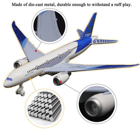 OTONOPI blue aircraft invites kids to tell stories during pretend flights.