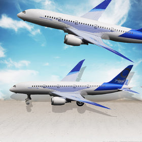 OTONOPI blue airplane with lights and sounds enhances interactive playtime.