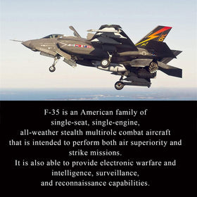 OTONOPI F-35 gift-ready packaging suited for aviation enthusiasts and collectors.