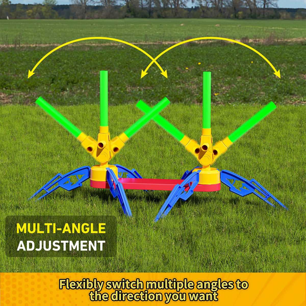 Otoseth adjustable stand for customizable flight angles.
