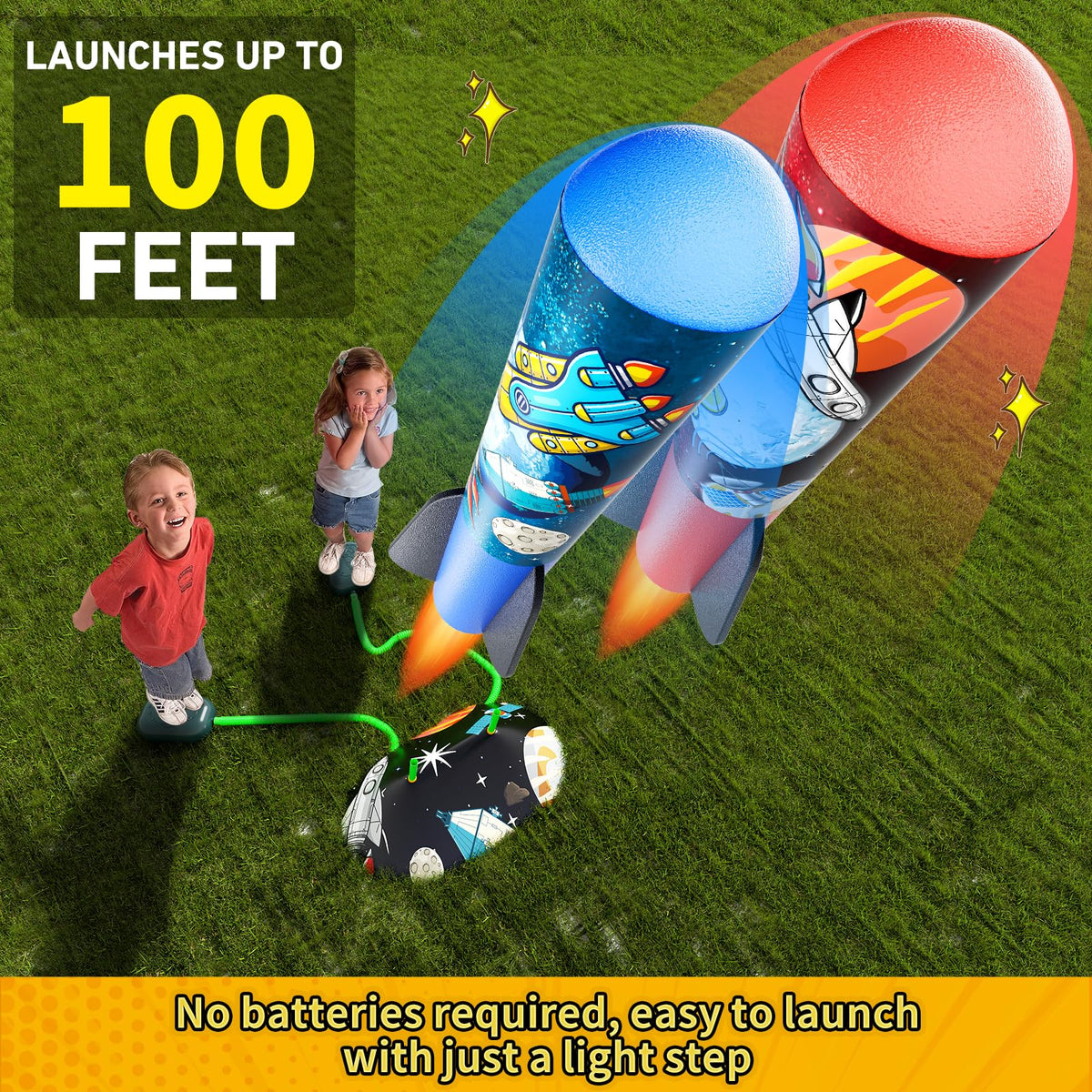 Otoseth launch pad provides stable launches for kids.