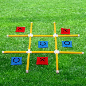 OTTARO giant tic tac toe board ready for quick backyard setup