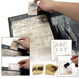 oTTRPGo DND DM Screen folded compact fits easily in a backpack.