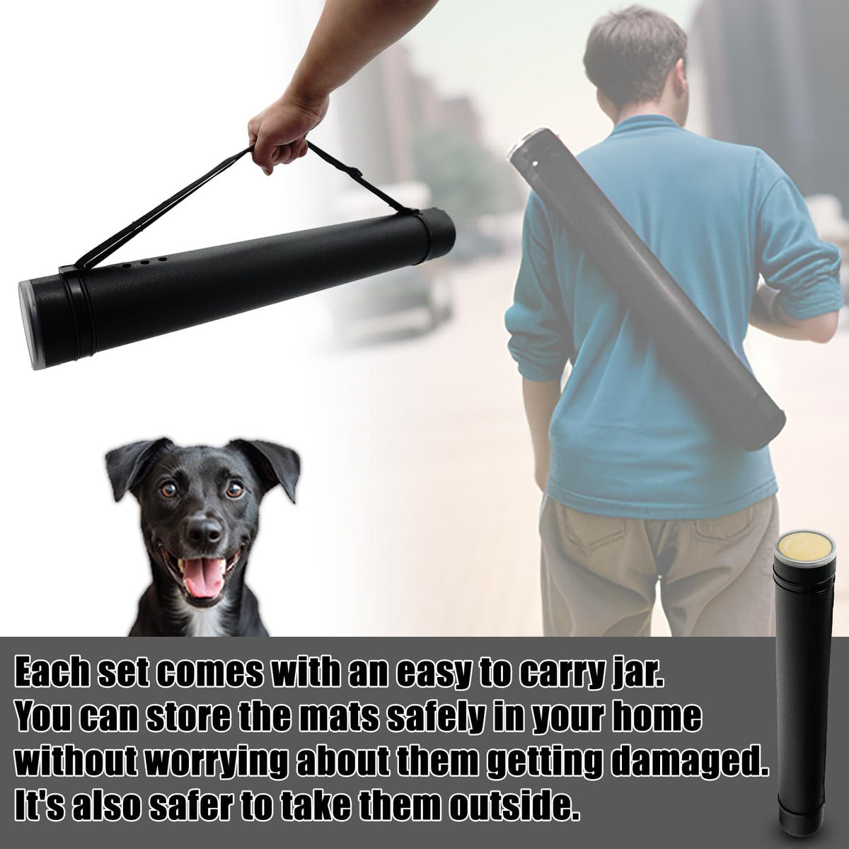 oTTRPGo expandable storage tube for easy transport
