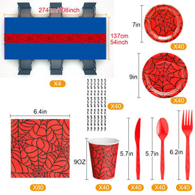 Oudain 324 spider plates 9-inch pair bold visuals with sturdy, easy handling.
