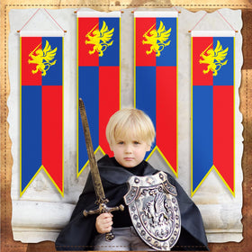 Oudain 4 ft banner set, easy to install as party bunting for events.
