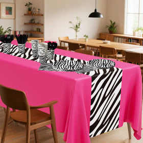 Oudain zebra cups offer sturdy beverage service with jungle flair