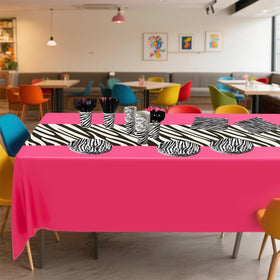 Oudain zebra napkins add soft contrast and practical napkin options