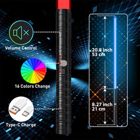 Oueyes Lightsabers acrylic blade durability resists cracking during sparring.